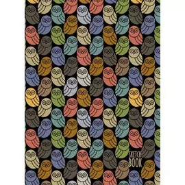 Ночные птицы (графика) (А4, 80л. Блок без линовки) СКЕТЧБУКИ