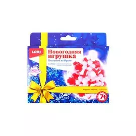 Новогодняя игрушка. Плетение из бусин "Игрушка на елку"