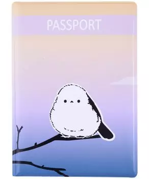 Обложка для паспорта Японская синичка (ОП2024-424)