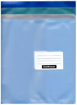 Обложки д/тетрадей и дневника 12шт "Glossy Ice Metallic" 232*440мм, 100мкм, кл.край, стикер для подписи, ErichKrause