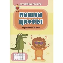 Обучающие прописи. Пишем цифры (прописные)