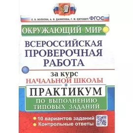 Окружающий мир. Всероссийская проверочная работа за курс начальной школы. Практикум по выполнению типовых заданий