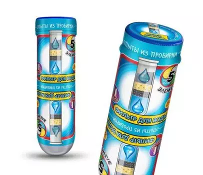 Опыты из пробирки "Фильтр для воды" (отгрузка кратно стандарту)