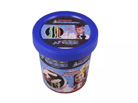 Опыты. Лучшие эксперименты. Делаем цветных червяков. Синий