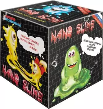 Опыты. Лучшие эксперименты. NANO SLIME