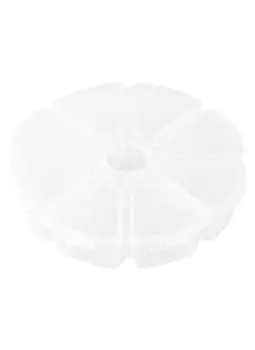 Органайзер для декора: Контейнер для бисера, 8 отделений, цвет МИКС