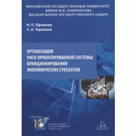 Организация риск-ориентированной системы функционирования экономических субъектов. Учебное пособие