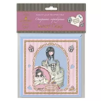 Открытка-скрапбукинг в конверте Santoro. Sweet Cake!