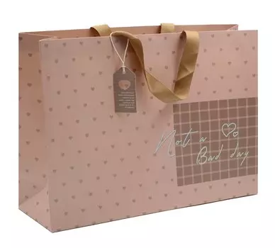 Пакет А3 32,5*44*12 "Not bad day" нейтр., бум.мат.ламинат