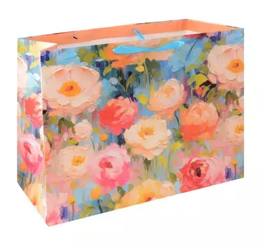 Пакет А3+ 40*50*25 "Акварель" жен., бум.мат.ламинат