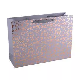 Пакет А3 42*31*12 "Дикая радость" нейтр., бум., тиснение с двух сторон