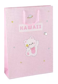 Пакет А3 45*32*10 "Kawaii. Мишка. Basic" дет., бум.мат.ламинат