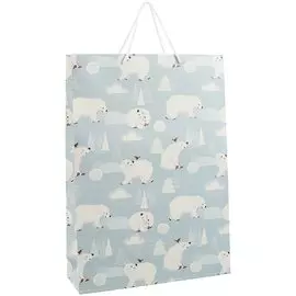 Пакет А3 45*32*10 "Белые медведи. Basic" дет., бум.мат.ламинат