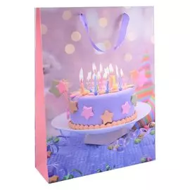 Пакет А3 45*32*10 "Поздравляем.Basic" нейтр., бум.мат.ламинат