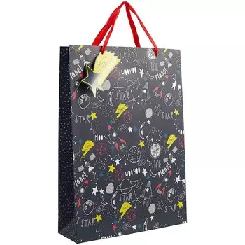 Пакет А3 46*33*10 Космос граффити нейтр., бум.мат.ламинат