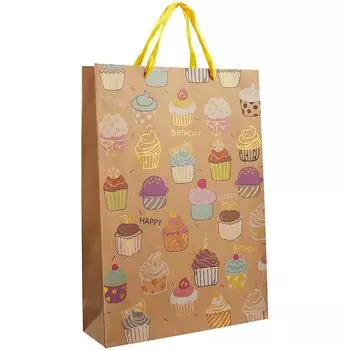 Пакет А3 46*33*10 Сupcakes жен., бум.мат.ламинат