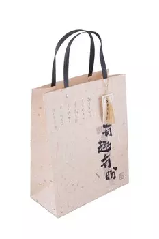 Пакет А4 26*32*12.5 "Иероглифы" нейтр., бум.мат.ламинат