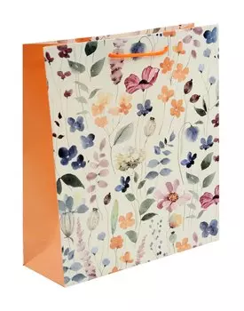 Пакет А4 32*26*10 "Цветочное поле. Basic" жен., бум.мат.ламинат