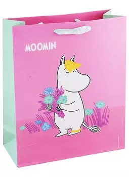 Пакет А4 32*26*10 MOOMIN "Фрекен Снорк на лугу" дет., бум.мат.ламинат