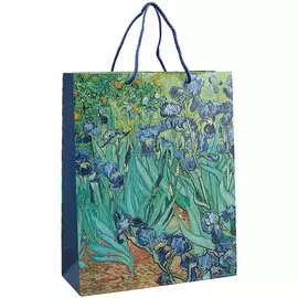 Пакет А4 32*26*10 "Ирисы.Basic" жен., бум.мат.ламинат