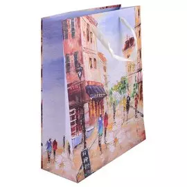 Пакет А4 32*26*10 "Прогулка. Basic" нейтр., бум.мат.ламинат