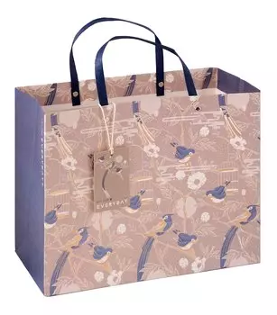 Пакет А4 32*26*12 "Birds" жен., бум.мат.ламинат