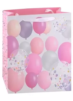 Пакет А4 32*26*12 "Pink balls" нейтр. бум.мат