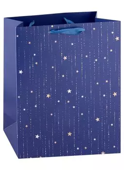 Пакет А4 32*26*12 "Rainy dots" нейтр., бум.мат.ламинат