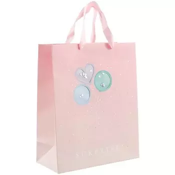 Пакет А4 32*26*12 Surprise! Pink нейтр., бум.мат.ламинат