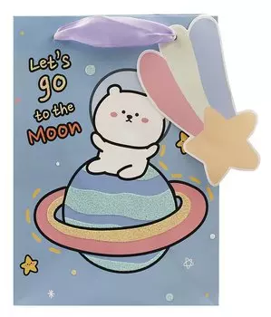 Пакет А4 32*26*12 "Звездопад" дет., бум.мат