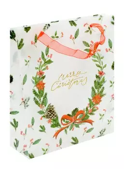 Пакет А4 32*27*10 "Любимый праздник" НГ, пластиковый, ассорти