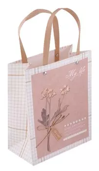 Пакет А5 18*23*10 "Bouquet" жен., бум.мат.ламинат