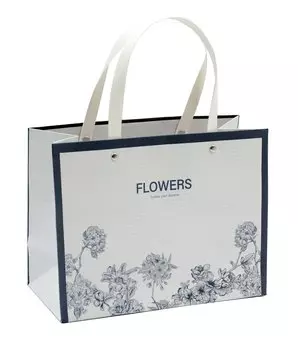 Пакет А5 18*23*10 "Flowers" жен., бум.мат.ламинат