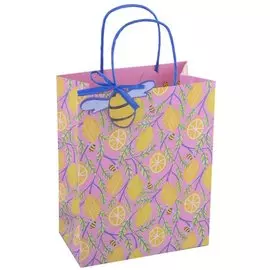 Пакет А5 18*23*10 "Лимонная роща" жен., бум., мат.ламинация