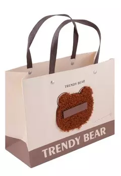 Пакет А5 19,5*24,5*9,5 "Trandy Bear" горизонт., дет., бум.мат.ламинат