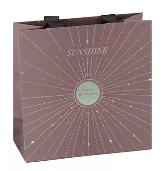 Пакет A5 20*20*10 "You are my sunshine" нейтр., бум.мат.ламинат