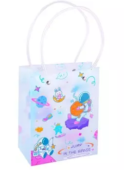 Пакет А5 20,5*16*9 "Космонавт", пластик, ассорти