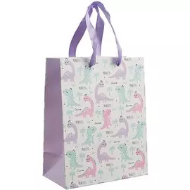 Пакет А5 22*18*10 "Динозаврики" дет., бум.мат.ламинат