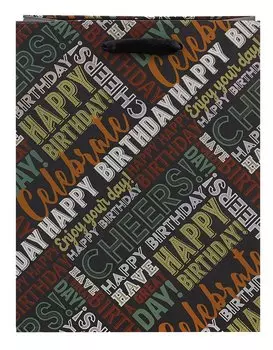 Пакет А5 23*18*10 "Cheers!" нейтр., бум.мат