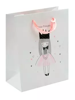 Пакет А5 23*18*10 "Little princess" дет., бум.мат.ламинат