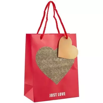 Пакет А5 23*18*10 Love.Red жен., бум.мат.ламинат