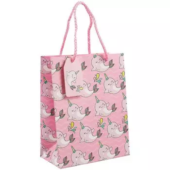 Пакет А5 23*18*10 Narwhals дет., бум.мат.ламинат, ассорти