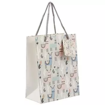 Пакет А5 23*18*10 "Cute lama" дет., бум.мат.ламинат (в ассортименте)