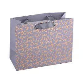 Пакет А5 23*18*10 "Дикая радость" нейтр., бум., тиснение с двух сторон