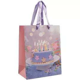 Пакет А5 23*18*10 "Поздравляем.Basic" нейтр., бум.мат.ламинат