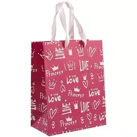 Пакет А5 23*18*10 "Princess.Basic" жен., бум.мат.ламинат