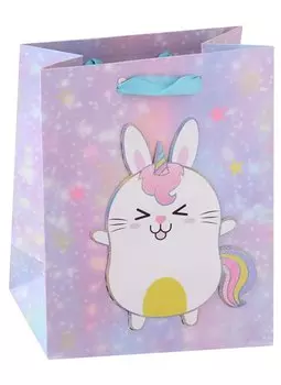 Пакет А5 23*18*10 "Веселые зверята" дет., бум.мат