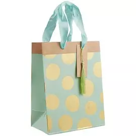 Пакет А5 23*18*10 "Золотые блики" нейтр., бум.мат.ламинат