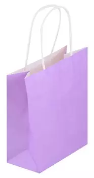 Пакет А5 23*18*10 "Сиреневый" крафт