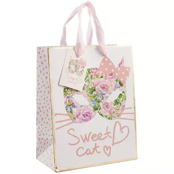 Пакет А5 23*18*10 Sweet Cat жен., бум.мат.ламинат